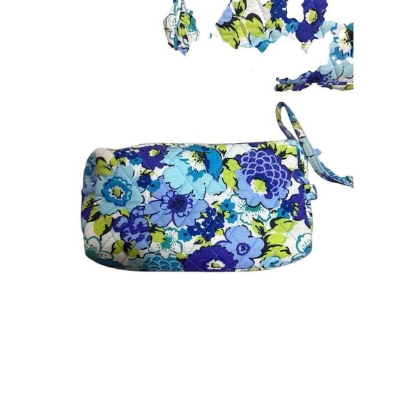 Vera Bradley Women\'s Quilted Blueberry Blooms Mini Backpack with Pouch Blue Mini main image 5